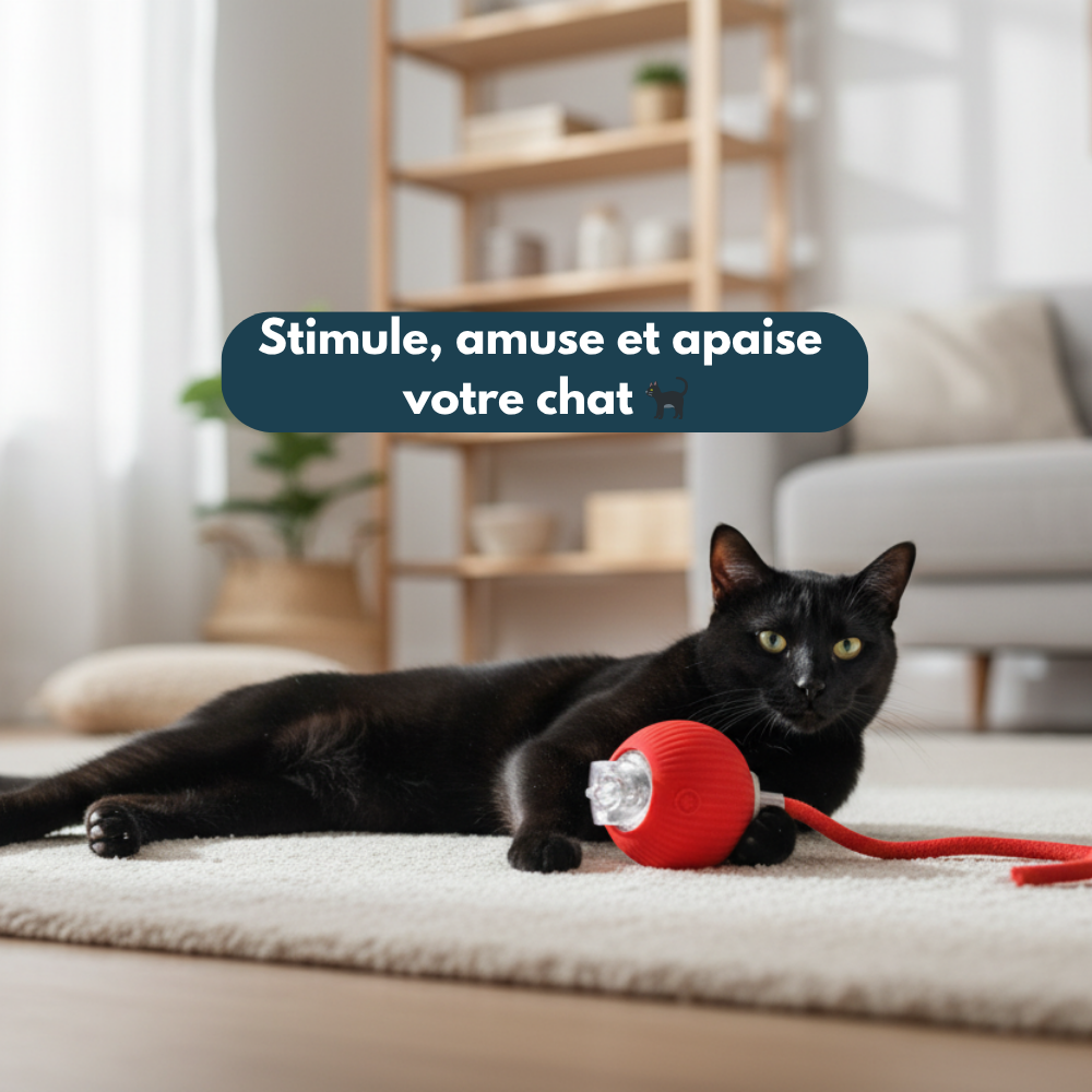 ChaseBall™ Pro – Balle Interactive Rechargeable pour Chats