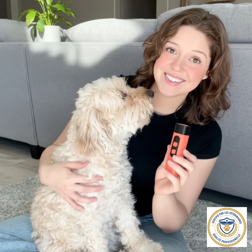 Zendog™ Pro – L’ultrason doux qui stoppe les aboiements.
