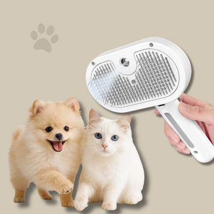 Brosse Veluna™ - 3-en-1 pour un toilettage en douceur