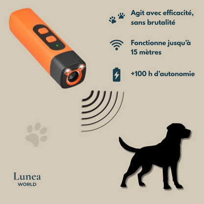 Zendog™ Pro – L’ultrason doux qui stoppe les aboiements.