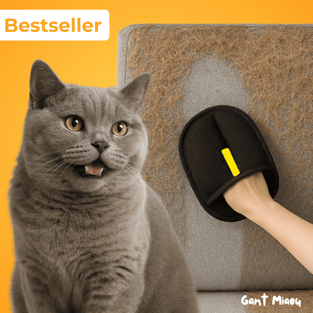 Gant Miaou™ - Anti-poils magnétique
