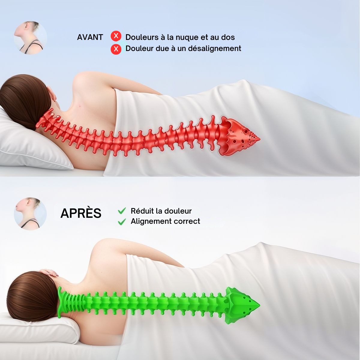 Oreiller Ergonomique - Confort+